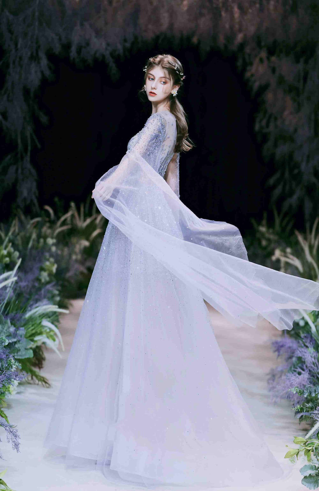 High-End Light Luxury Engagement Evening Dress for Wedding Banquet Women