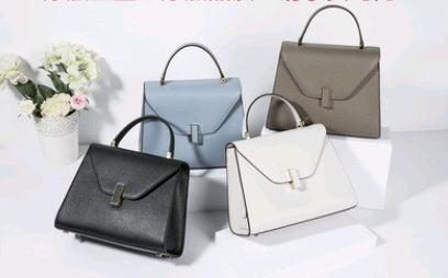 Spring Summer Portable Leather Shoulder Messenger Handbag