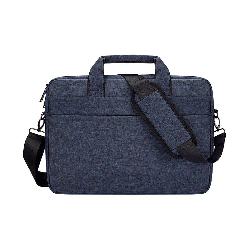 Sac à bandoulière pour ordinateur portable en tissu Oxford avec fermeture éclair