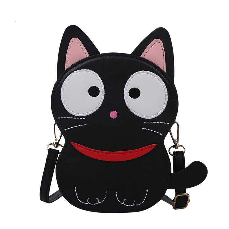 Petit sac à bandoulière rond en PU