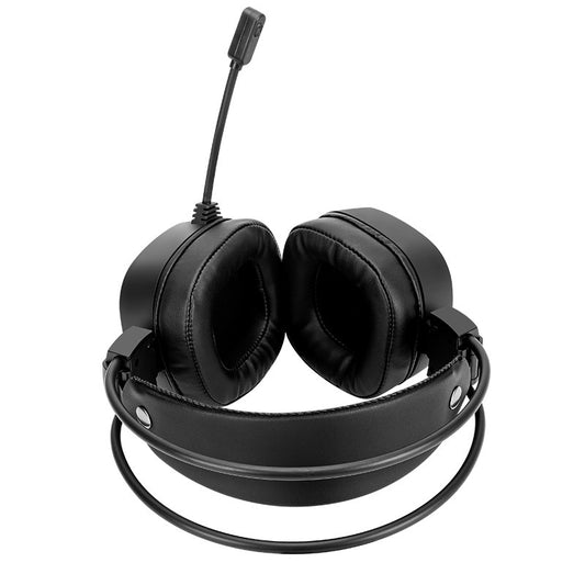 RGB Head-Mounted Gaming Headset with 50mm Drivers and USB Power