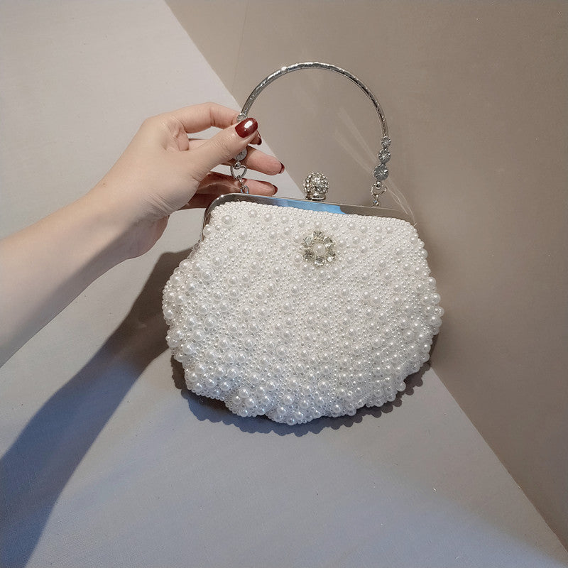 Pochette Femme Sweet Lady Coquillage Perlé 22x18cm