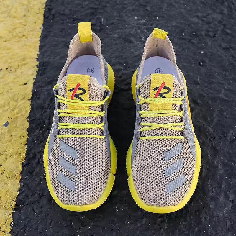 Spring & Autumn Canvas Sports Shoes with Letter Pattern