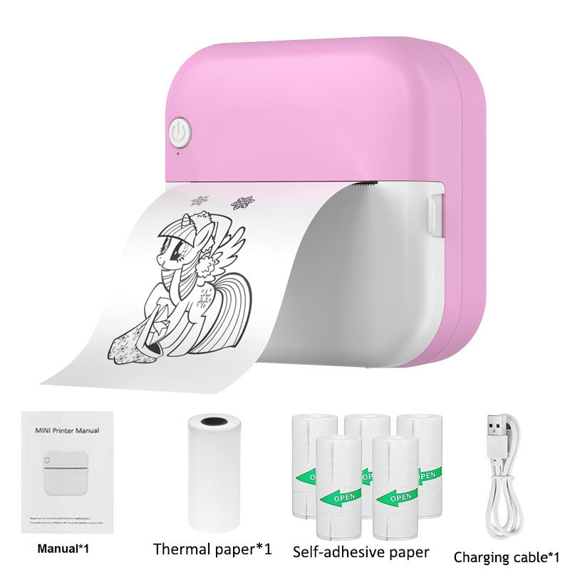 Student Mini Thermal Label Printer with USB Interface