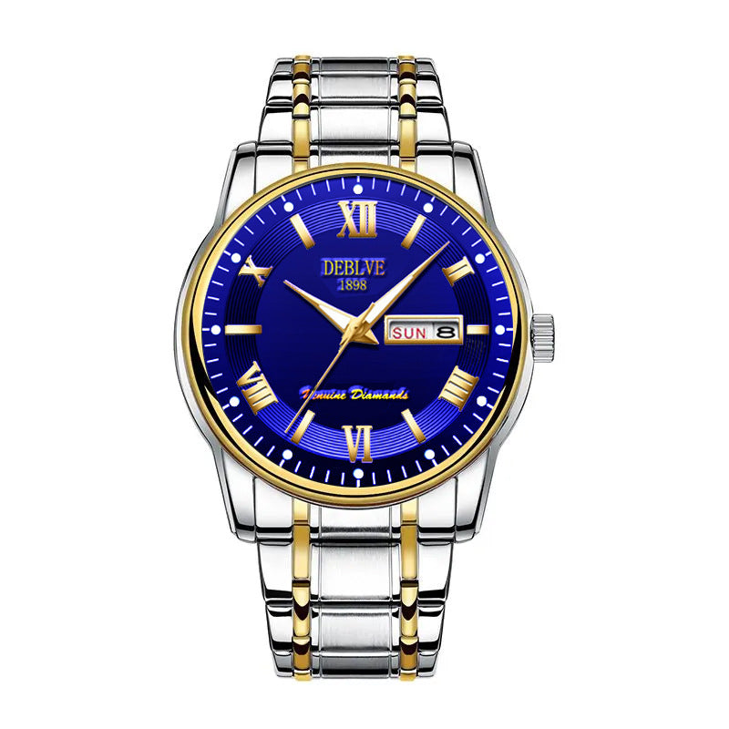 Montre décontractée à quartz pour hommes au design simple