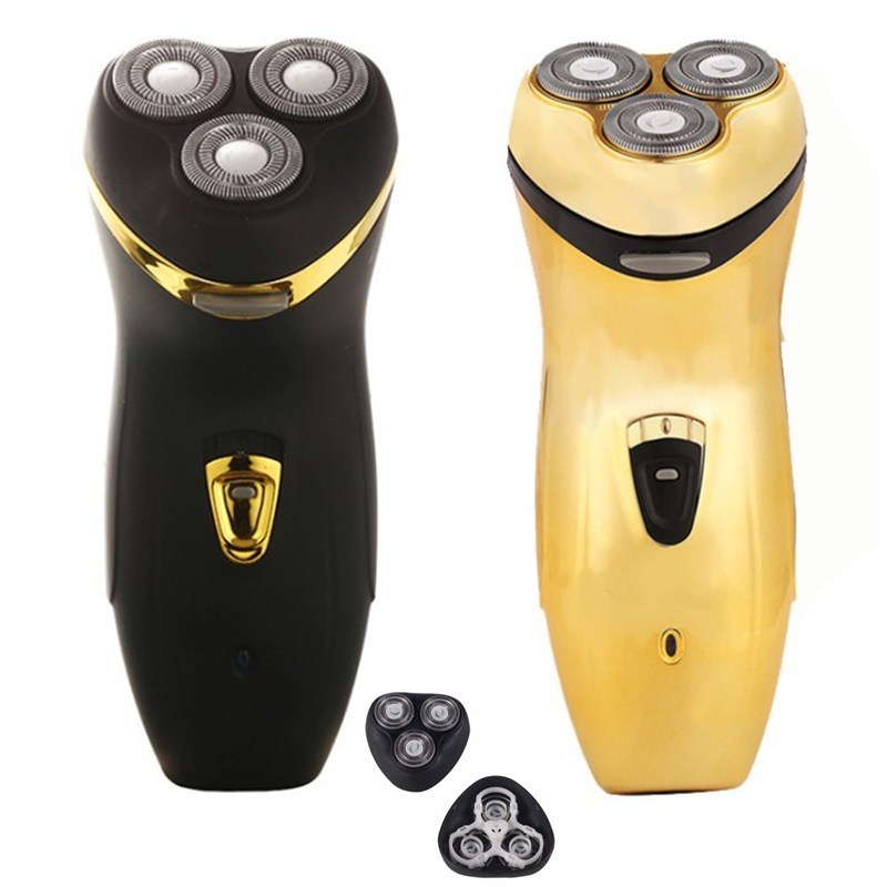 Three-Head Floating Beard Razor Electric Shaver ES-168 220V 4W