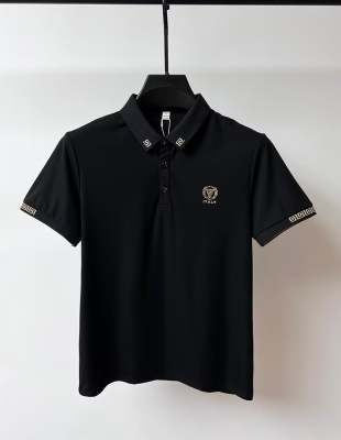 Polo polyvalent à revers et manches courtes pour homme