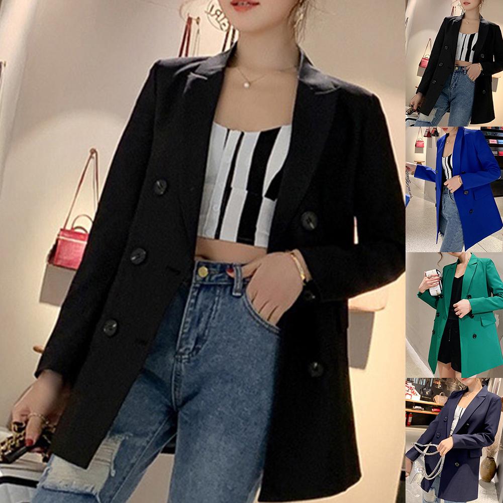 Slim Fit Polyester Fiber Blazer