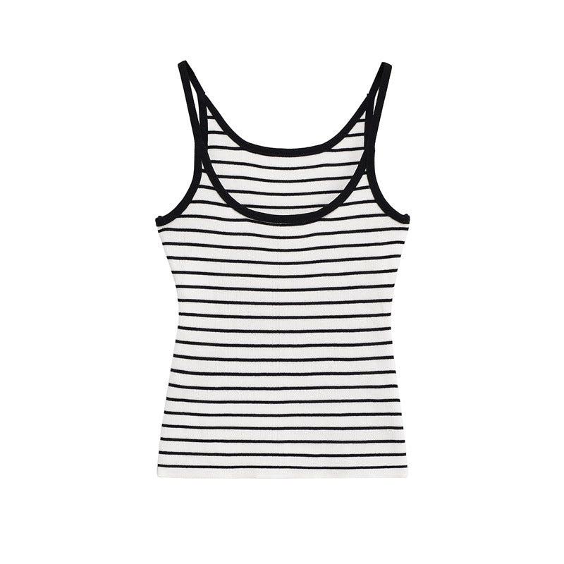 Summer Women's All-Matching Striped Sling Strap Polyester S-L
