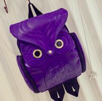 Women's Owl backpack, fashion trendy cartoon Backpack