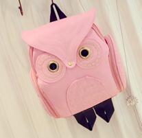 Women's Owl backpack, fashion trendy cartoon Backpack