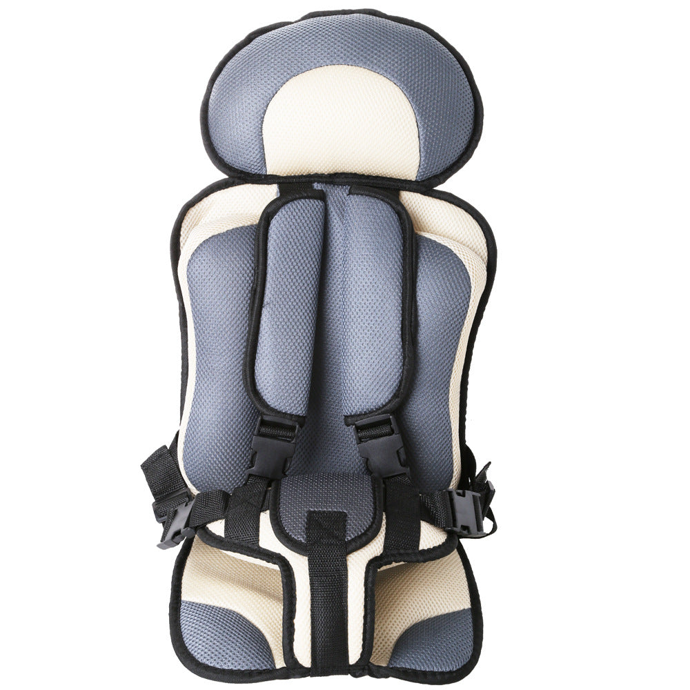 Portable Padded Baby Car Seat Mat with Safety Belt for Comfortable Seating Anywhere