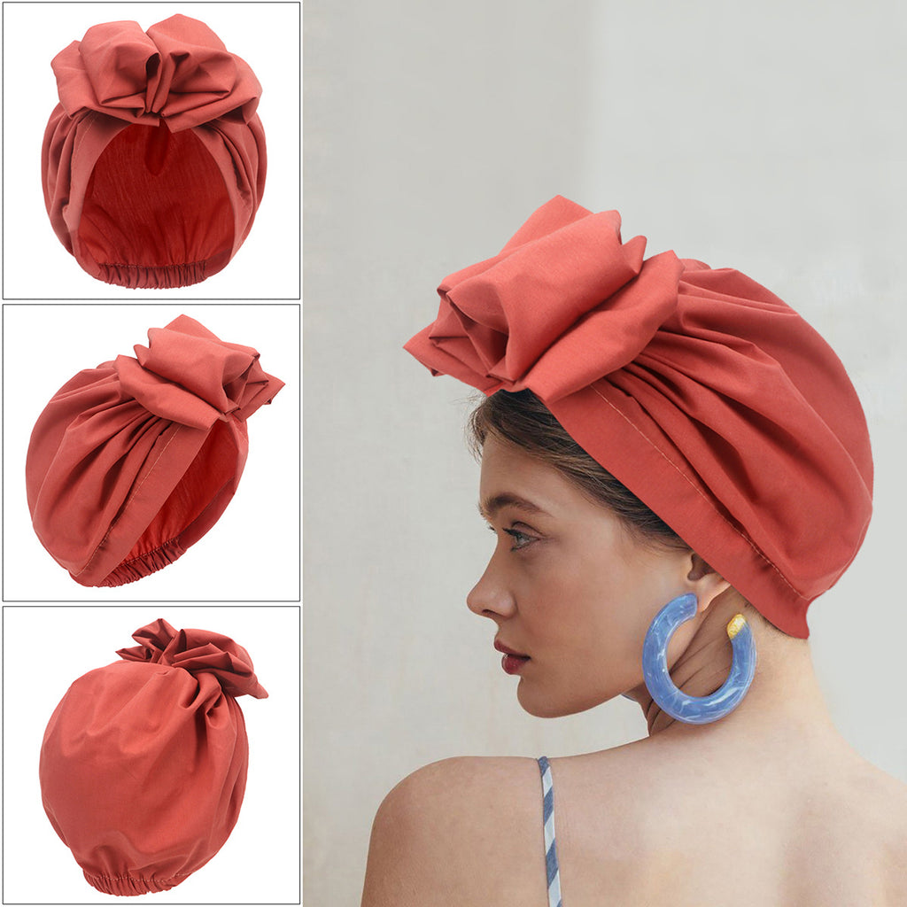 Chapeau Turban Rétro Français Baotou en Polyester Taille Unique pour Femmes