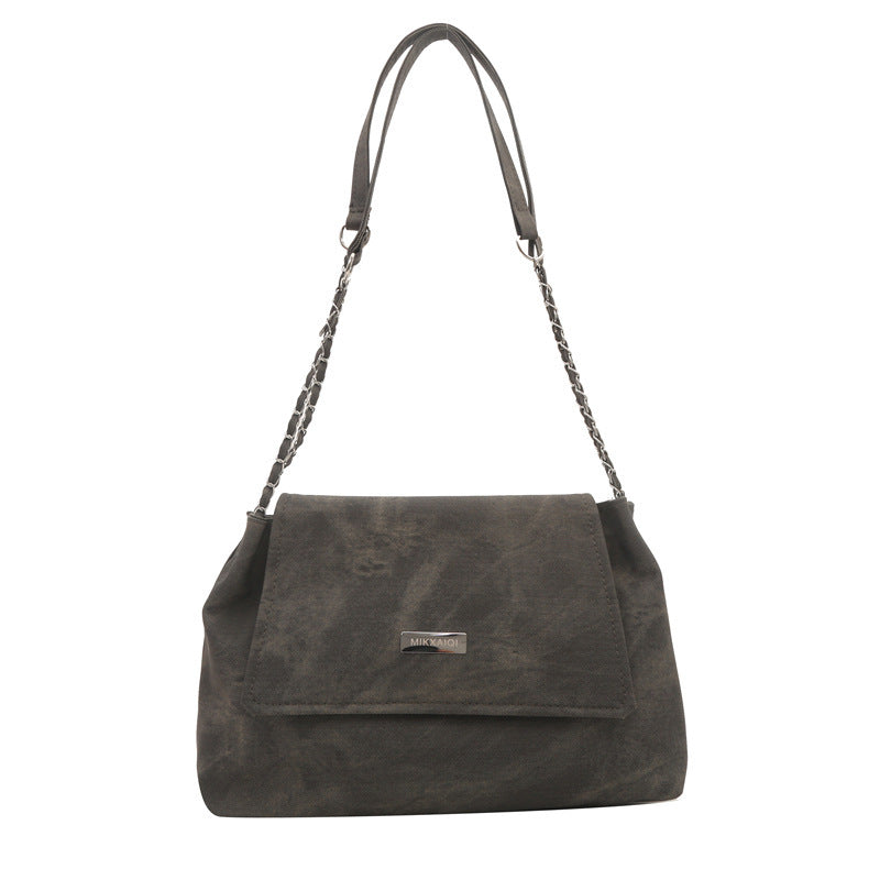 Women's Large Capacity Stylish PU Chain Crossbody Bag 28.5x20x9cm