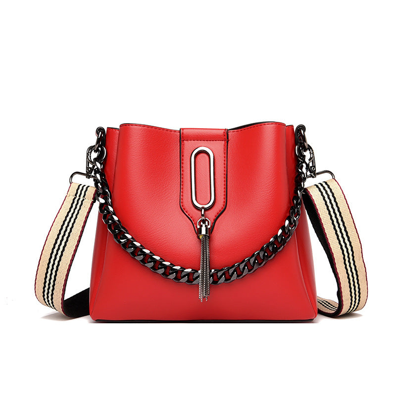 Sac bandoulière en PU grande capacité pour femme