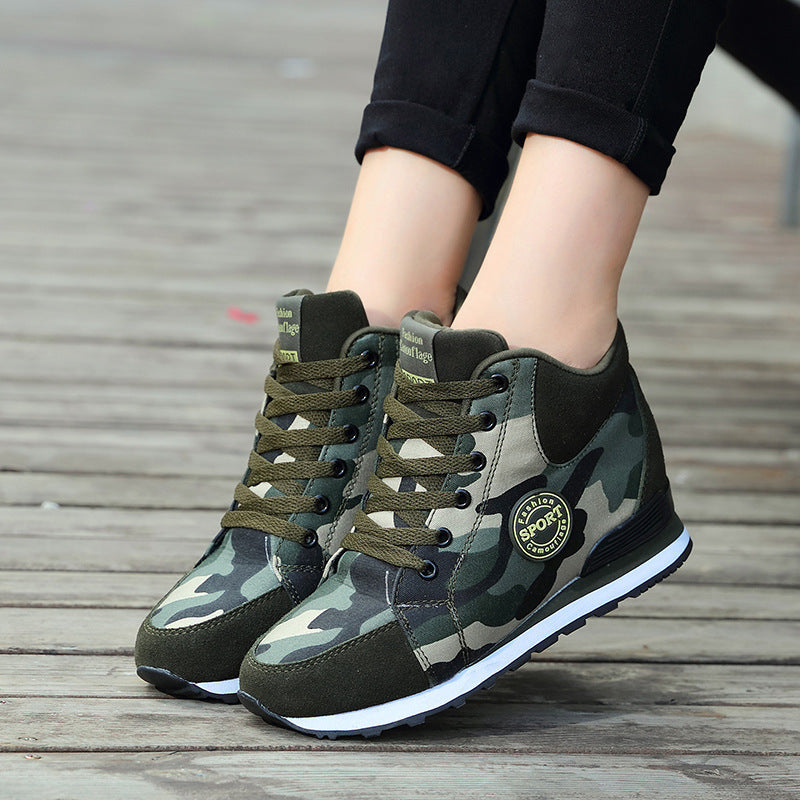Camouflage Sports Shoes Canvas EVA Sole Sizes 34-42
