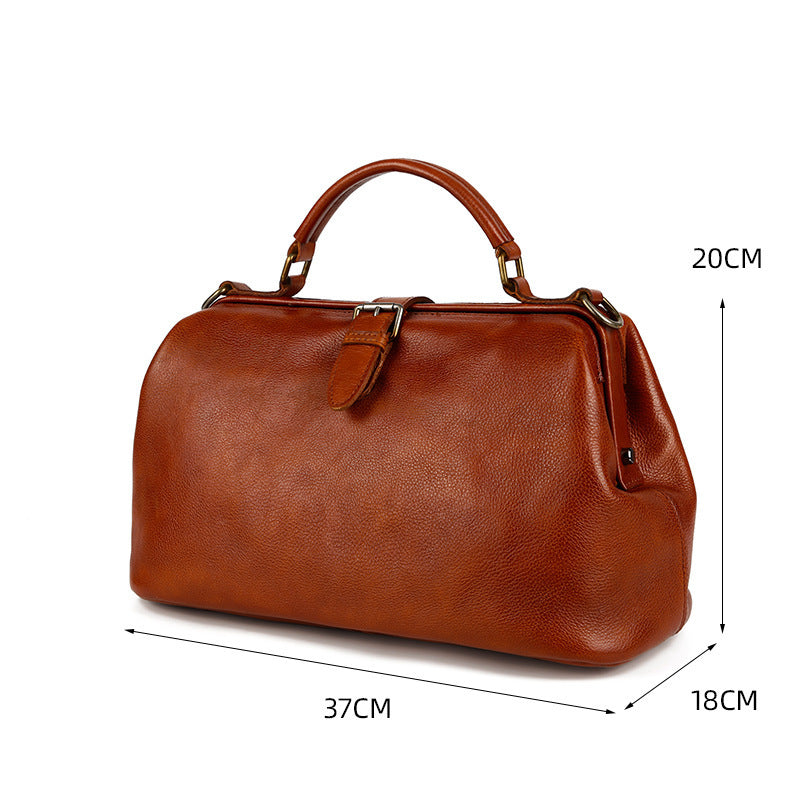 Women's Retro Genuine Leather Versatile Handbag