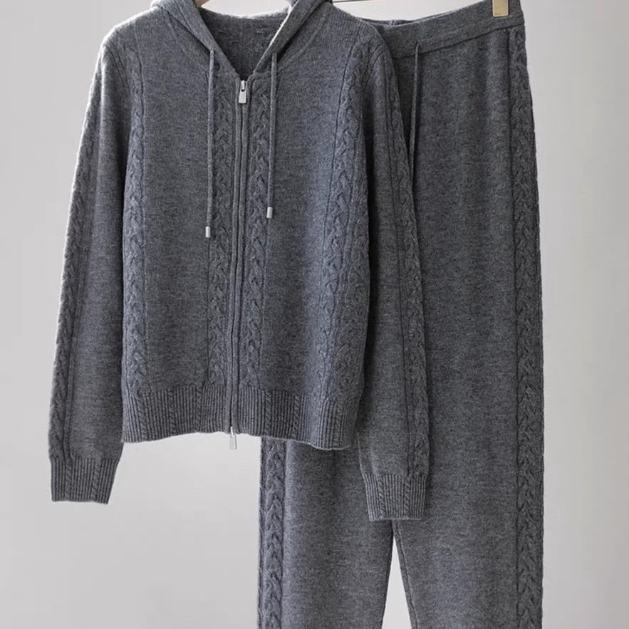 Combinaisons à capuche zippées Temperament Leisure Twist