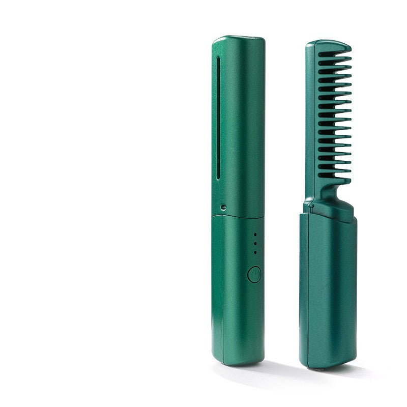 Brosse lissante et bouclante professionnelle sans fil à chauffage rapide et ions négatifs, outil de coiffure