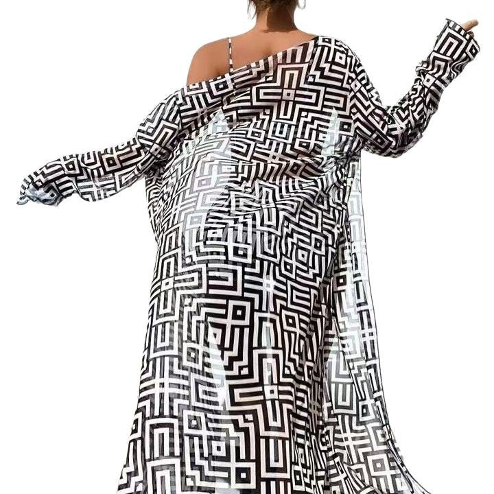 Ensemble de plage trois pièces pour femme