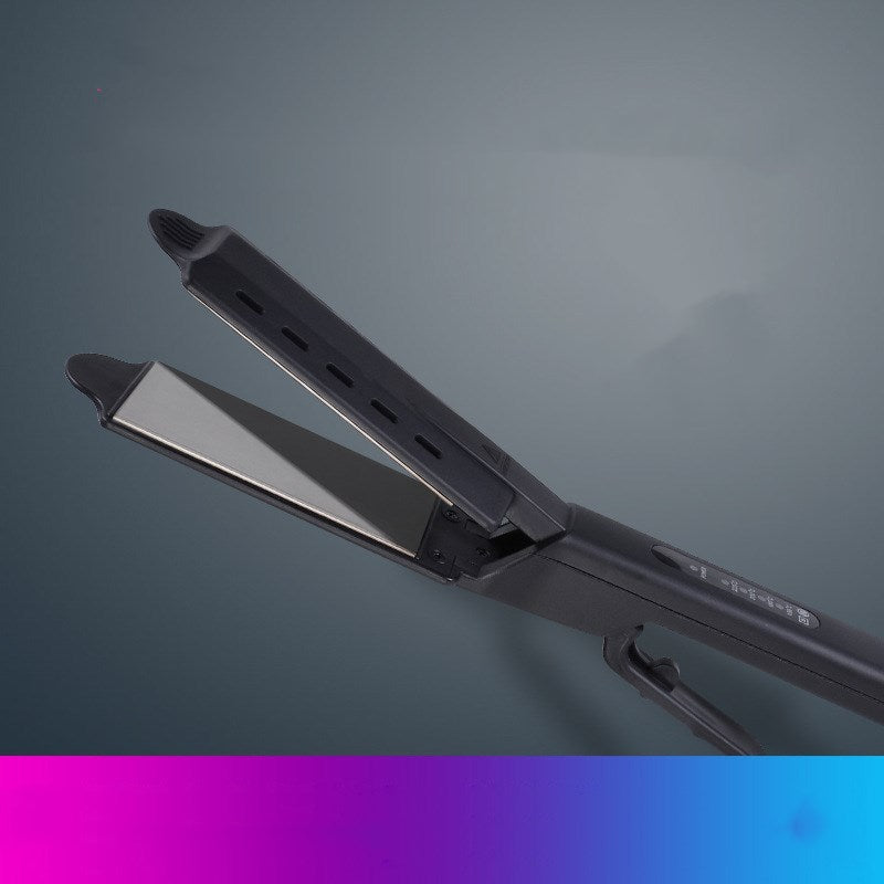 Hairdressing Straightener with Large Panel and 4-Level Temperature Control