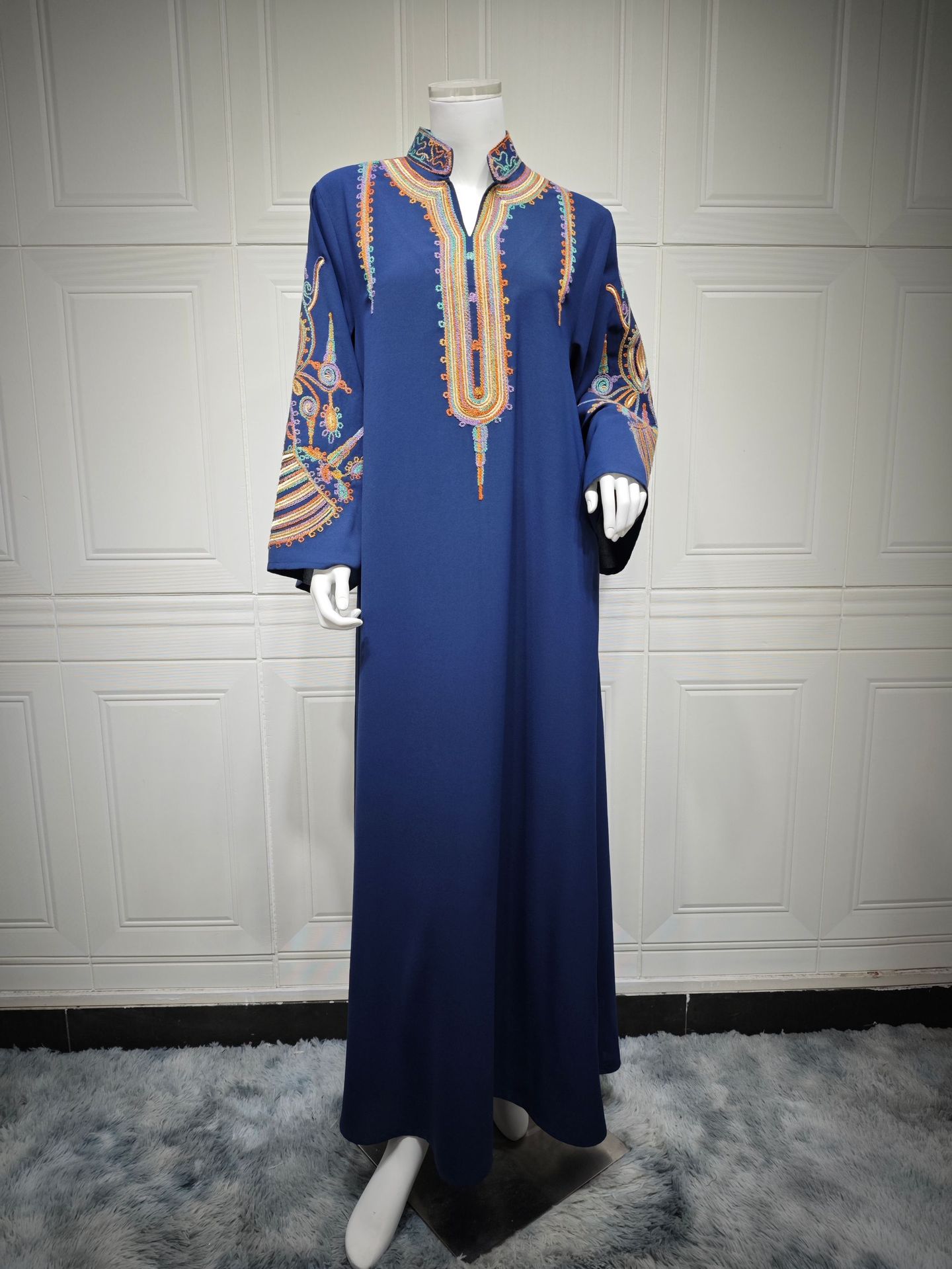 Muslim Women's Embroidered Rope Embroidered Dress