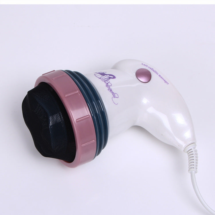 Electric Body Slimming Massager with 4 Interchangeable Heads and Stepless Speed Control