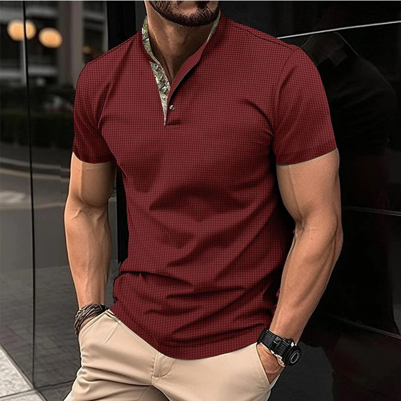 Men's Large Size Casual Polo Shirt