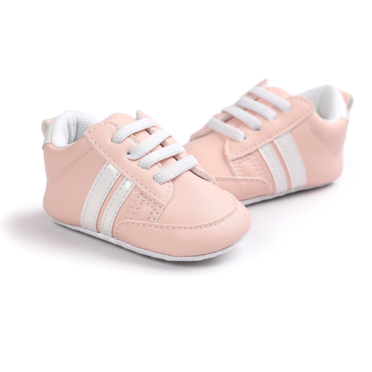 Mocassins pour bébé garçon ou fille, chaussures pour nourrisson en cuir PU antidérapant et souple, baskets pour nouveau-né