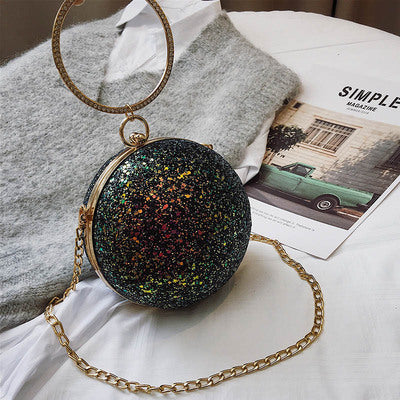 Fashion personality sequin messenger bag