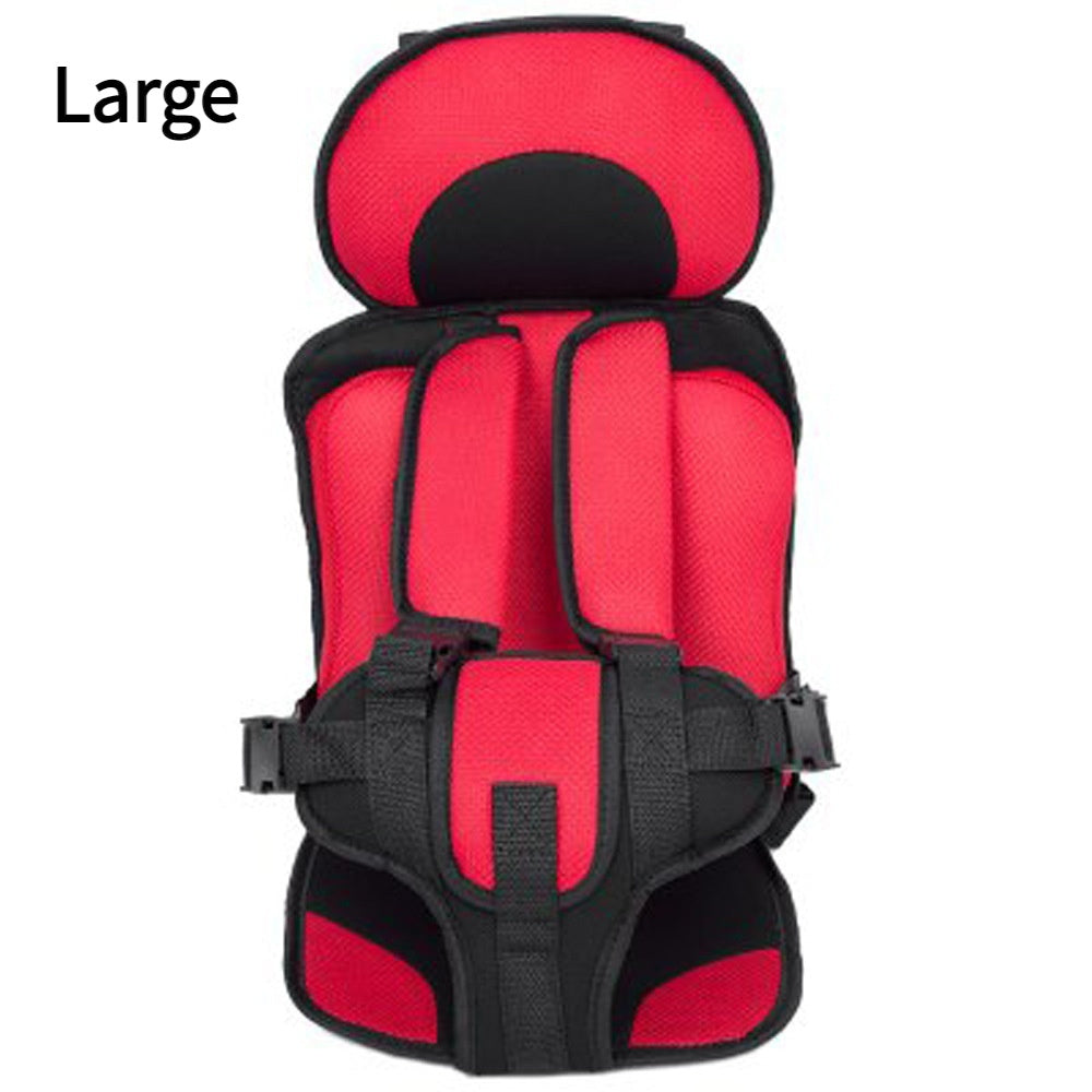 Portable Padded Baby Car Seat Mat with Safety Belt for Comfortable Seating Anywhere