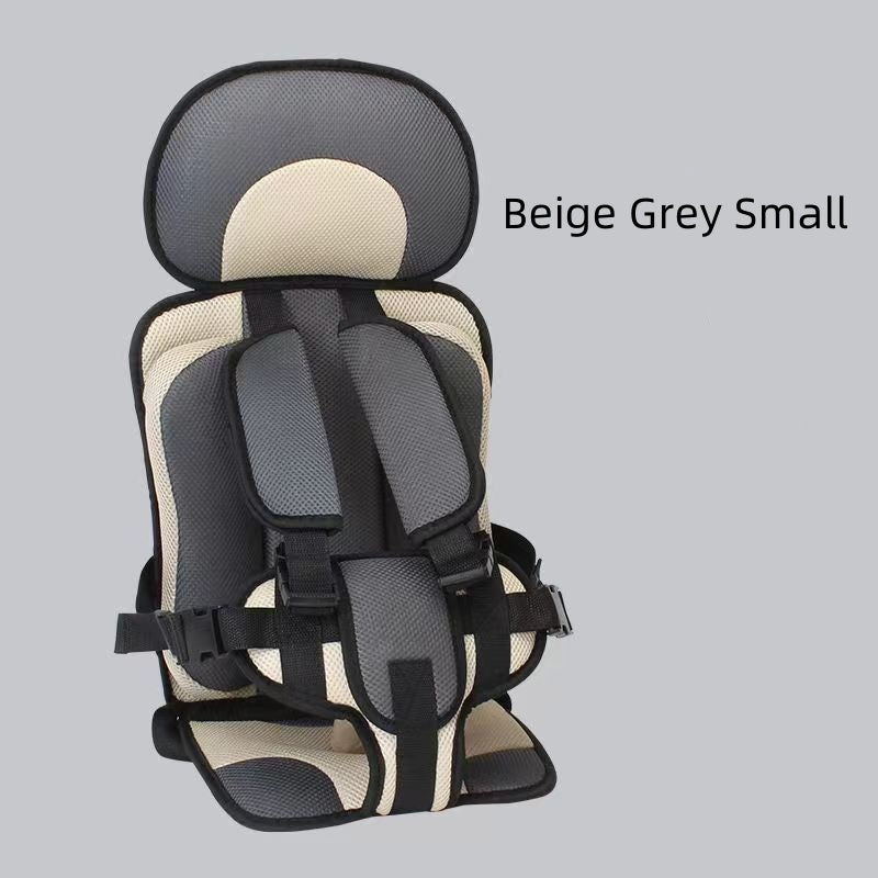 Portable Padded Baby Car Seat Mat with Safety Belt for Comfortable Seating Anywhere