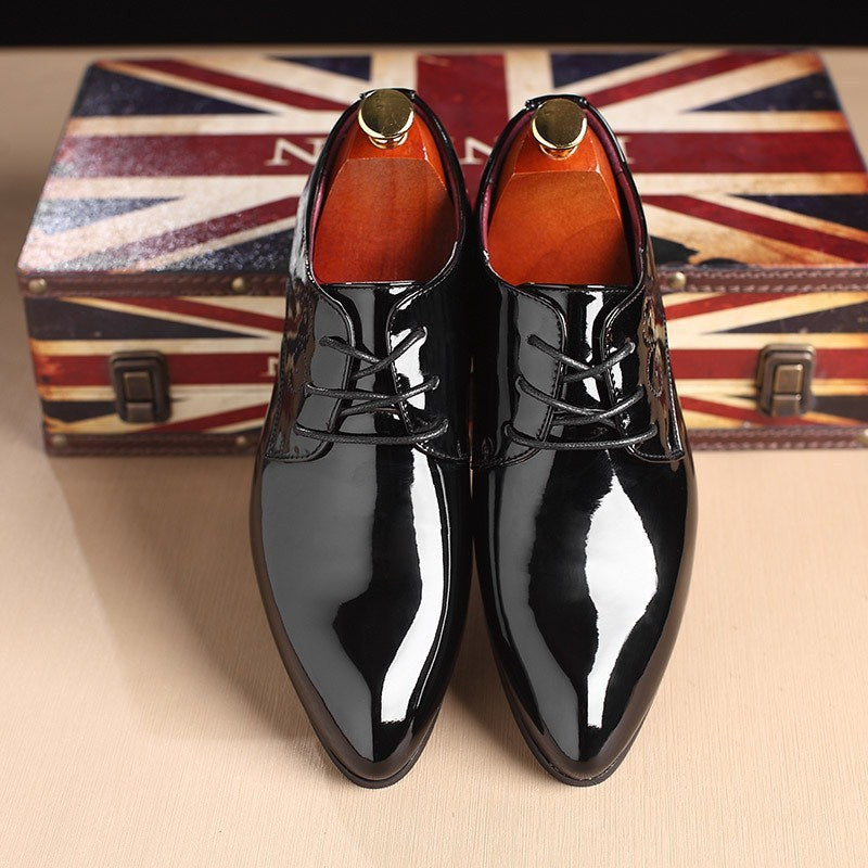 Chaussures habillées en cuir décontractées pour hommes