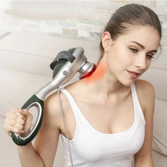 Electric Handheld Infrared Body Massager for Muscle Relaxation and Circulation