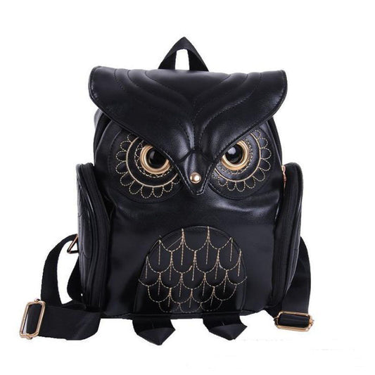 Women's Owl backpack, fashion trendy cartoon Backpack