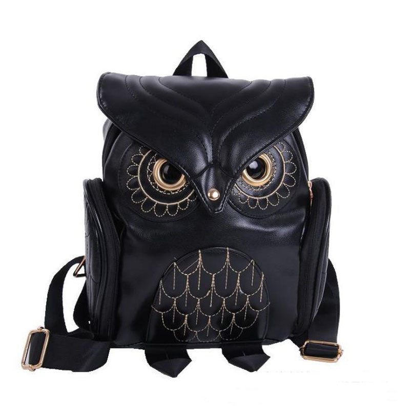 Women's Owl backpack, fashion trendy cartoon Backpack
