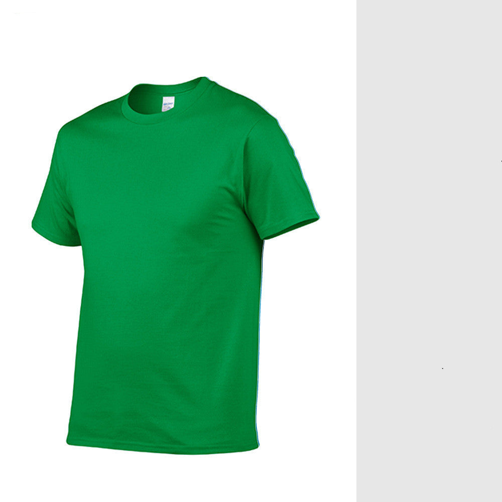Men's Solid Color Short Sleeve Printed T-Shirt Overalls
