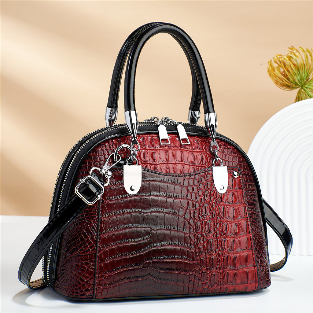 Women's Retro PU Handbag 25x12x20cm Crossbody Bag