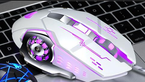 Mechanical Wired Gaming Mouse 1600DPI Ergonomic USB 6-Button