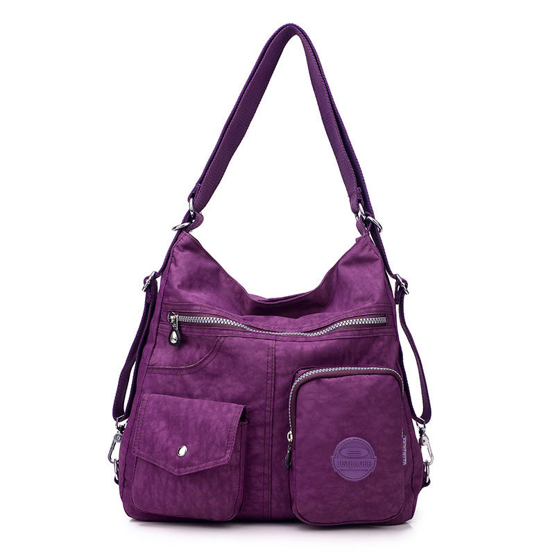 Sac fourre-tout de luxe en nylon imperméable pour femme, grand sac à bandoulière