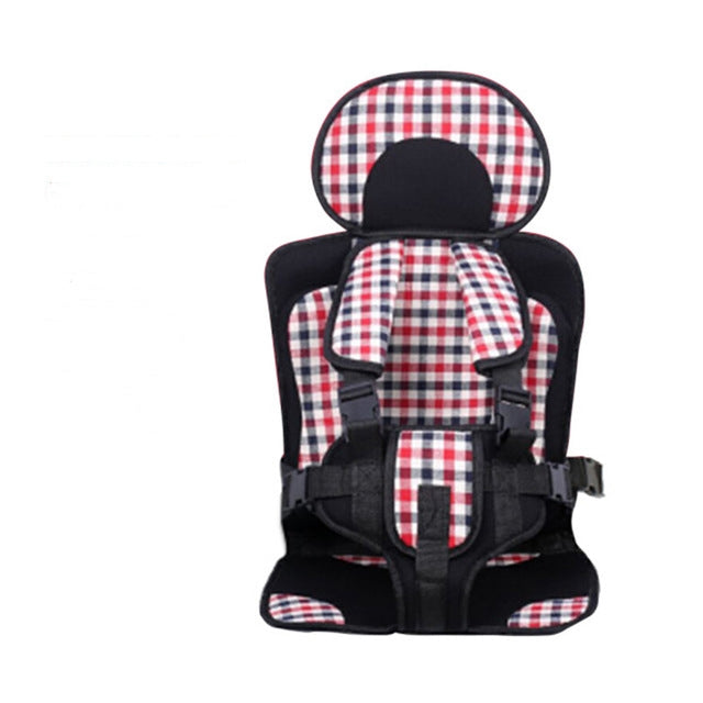 Portable Padded Baby Car Seat Mat with Safety Belt for Comfortable Seating Anywhere