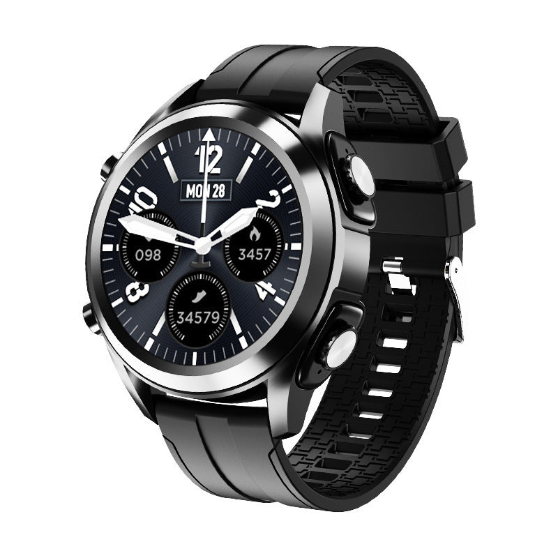 Men's Bluetooth Headset & Smartwatch with Heart Rate & Blood Pressure Monitor