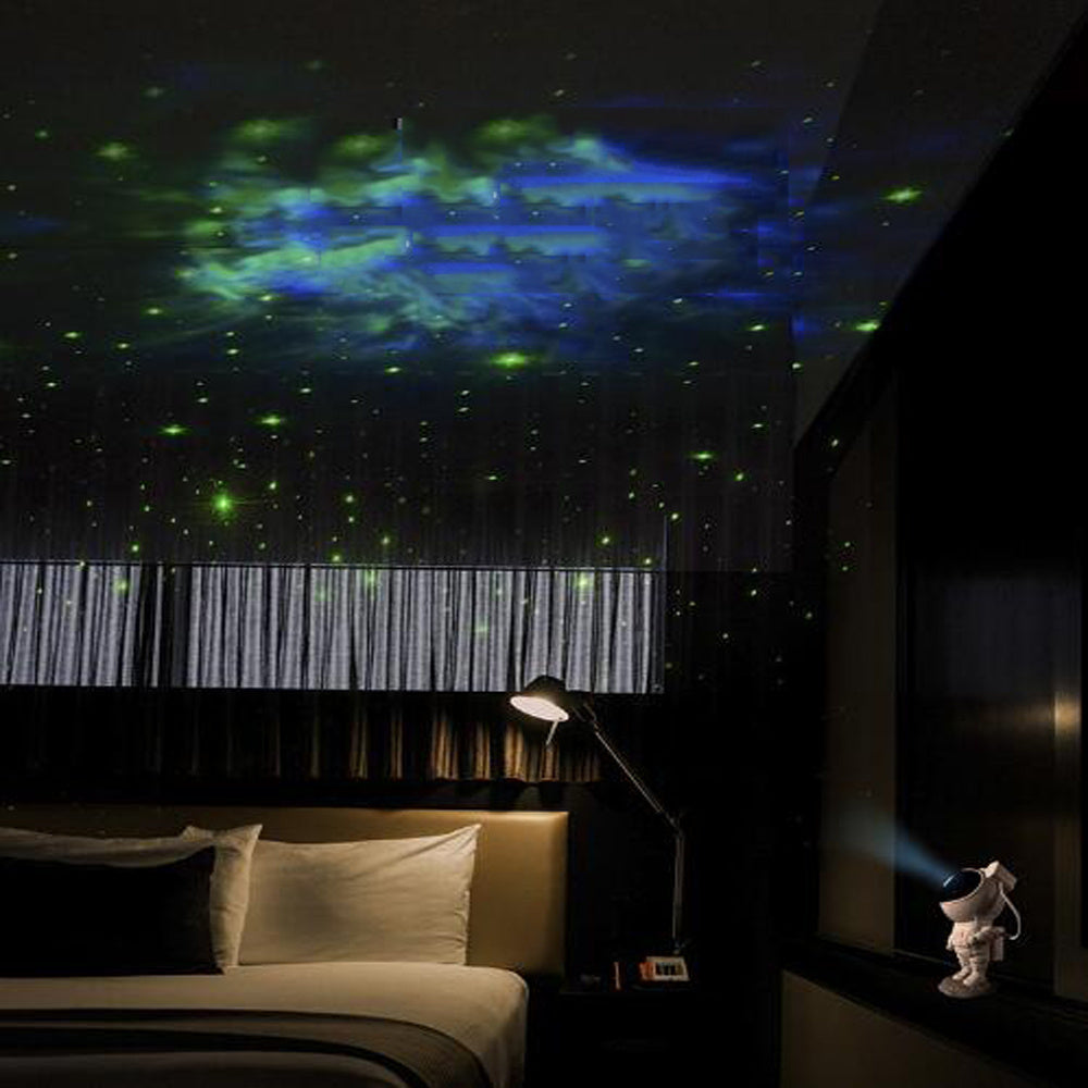 Astronaut Galaxy Starry Sky Projector Nightlight USB Bedroom Table Lamp