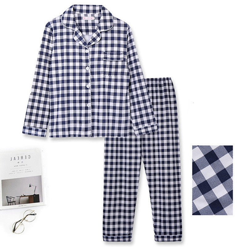 Pyjama femme, cardigan à manches longues et col à revers, ensemble deux pièces, grandes tailles