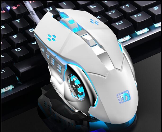 Eat Chicken Game Mouse Set USB Plastic 80x60x15mm for iOS Android