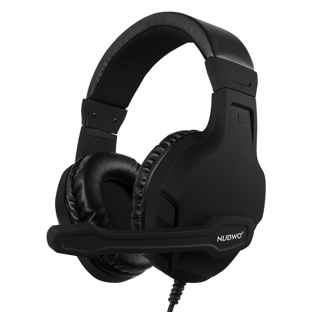 Casque de jeu PS4 filaire stéréo avec basses et microphone pour PC et TV