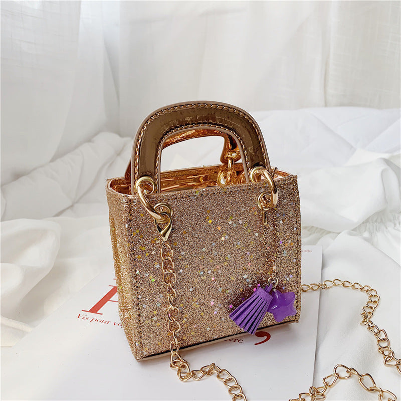 Children's sequined shoulder bag
