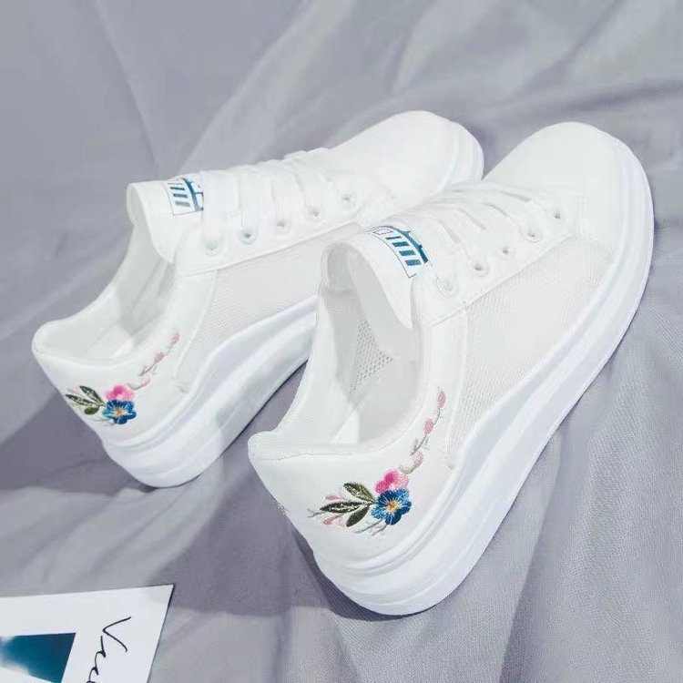 Chaussures en filet à mailles respirantes blanches pour femmes, tailles 35-40