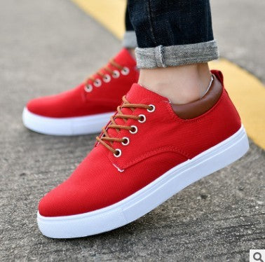 Casual Canvas Men's Winter Sneakers Flat Shoes