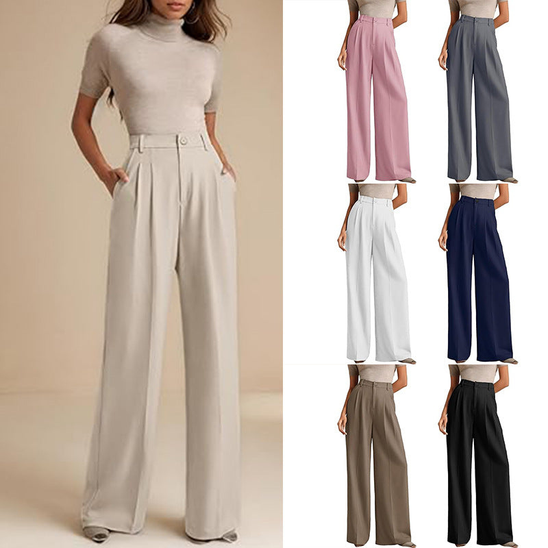 Women's High Waist Business Suit Pants